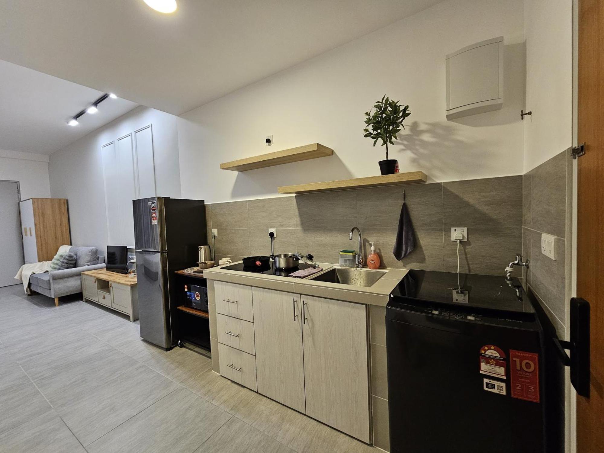 New Cozy Soho 3mins-setia Mall Sccc 2-5pax Apartment *